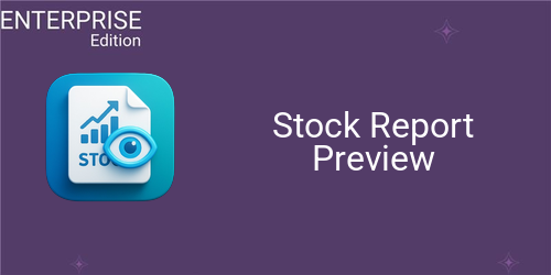 Stock Report Preview For Enterprise
