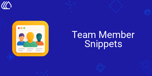 Team Member Snippets