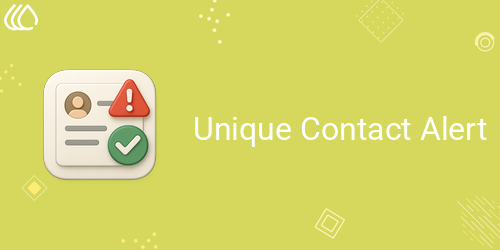 Unique Contact Alert