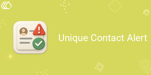 [eg_unique_contact_alert_V19] Unique Contact Alert (19.0)