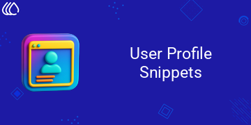 User Profile Snippets