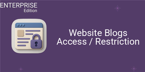 Website Blogs Access / Restriction For Enterprise
