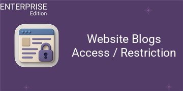Website Blogs Access / Restriction For Enterprise