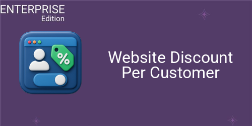 Website Discount Per Customer For Enterprise