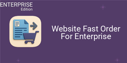 Website Fast Order For Enterprise