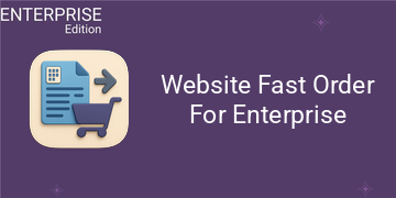Website Fast Order For Enterprise