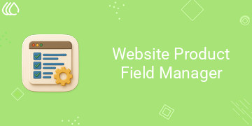 Website Product Field Manager