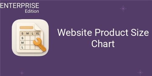 Website Product Size Chart For Enterprise