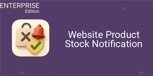 Website Product Stock Notification For Enterprise