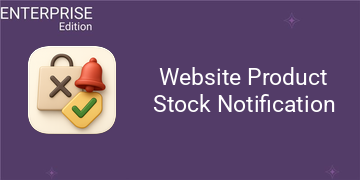 Website Product Stock Notification For Enterprise