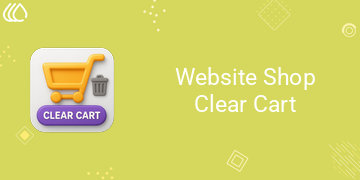 Website Shop Clear Cart