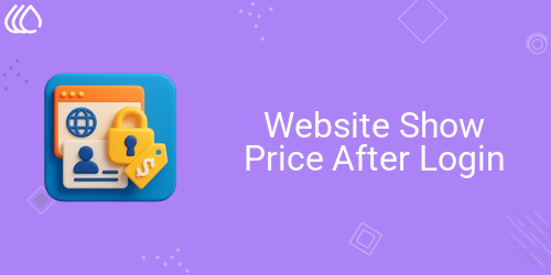 Website Show Price After Login