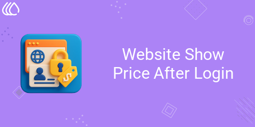 Website Show Price After Login
