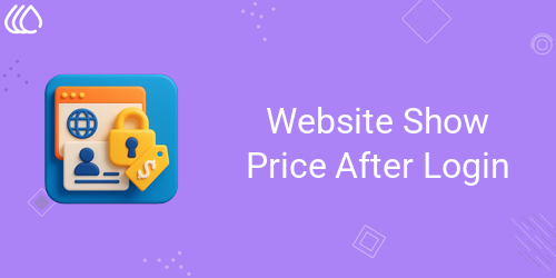 Website Show Price After Login