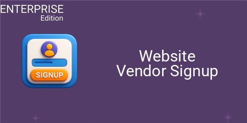Website Vendor Signup for Enterprise