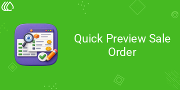 Quick Preview Sale Order