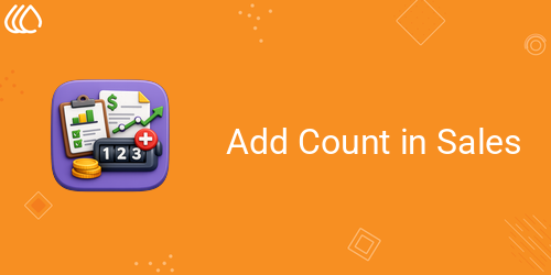 Add Count in Sales