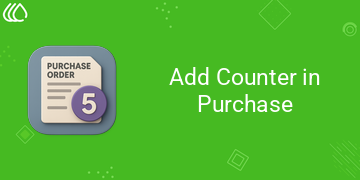 [eg_add_counter_in_purchase_V19] Add Counter in Purchase (19.0)