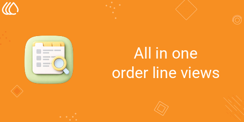 All in one order line views