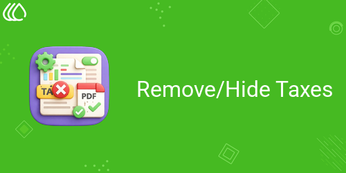 Remove/Hide Taxes