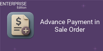 Advance Payment in Sale Order For Enterprise (19.0)