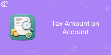 [eg_tax_amount_on_account_V19] Tax Amount on Account (19.0)