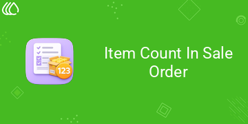 [eg_count_in_so_V19] Item Count In Sale Order (19.0)