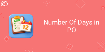 Number Of Days in PO