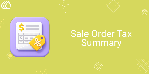 Sale Order Tax Summary