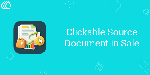 Clickable Source Document in Sale
