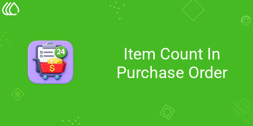 [eg_count_in_po_V19] Item Count In Purchase Order (19.0)