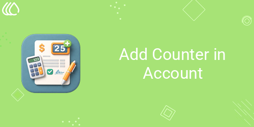 Add Counter in Account