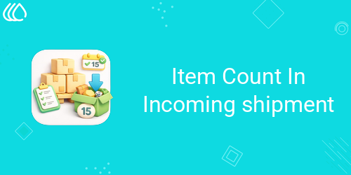 Item Count In Incoming shipment