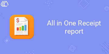 All in One Receipt report