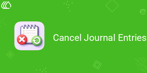 Cancel Journal Entries