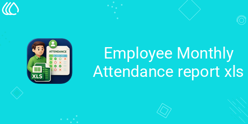 Employee Monthly Attendance report xls