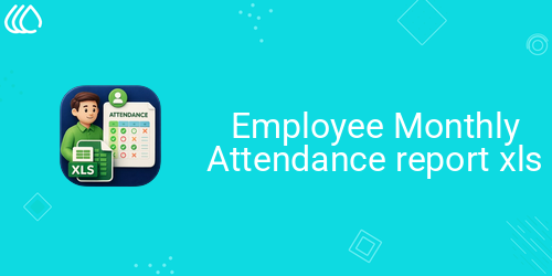 Employee Monthly Attendance report xls