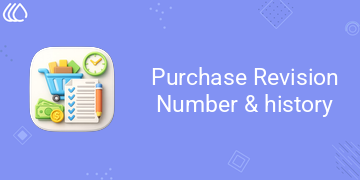 Purchase Revision Number & history