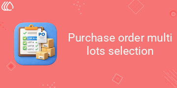 Purchase Order Multi Lots Selection