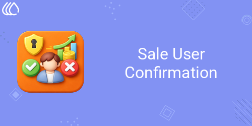 Sale User Confirmation