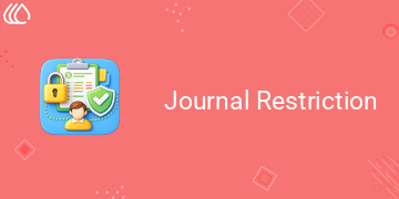 Journal Restriction for Users