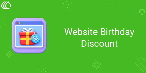 Website Birthday Discount
