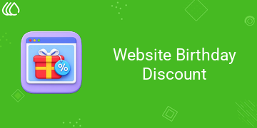 Website Birthday Discount