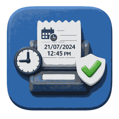 POS Receipt Date & Time Formatter