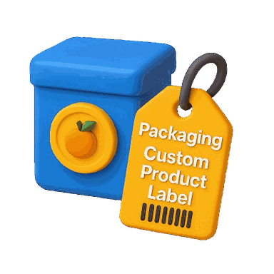 Packaging Custom Product Label With Direct Print