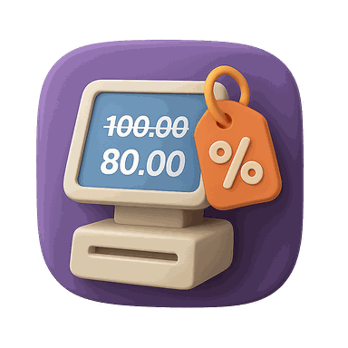 POS Discounted Price Display