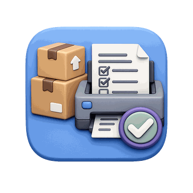 Inventory Report Printed Check
