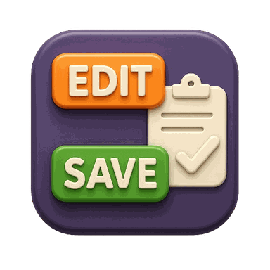Show Edit Save Button On Form View