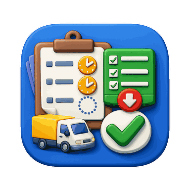 Confirm Delivery Order from Action Menu